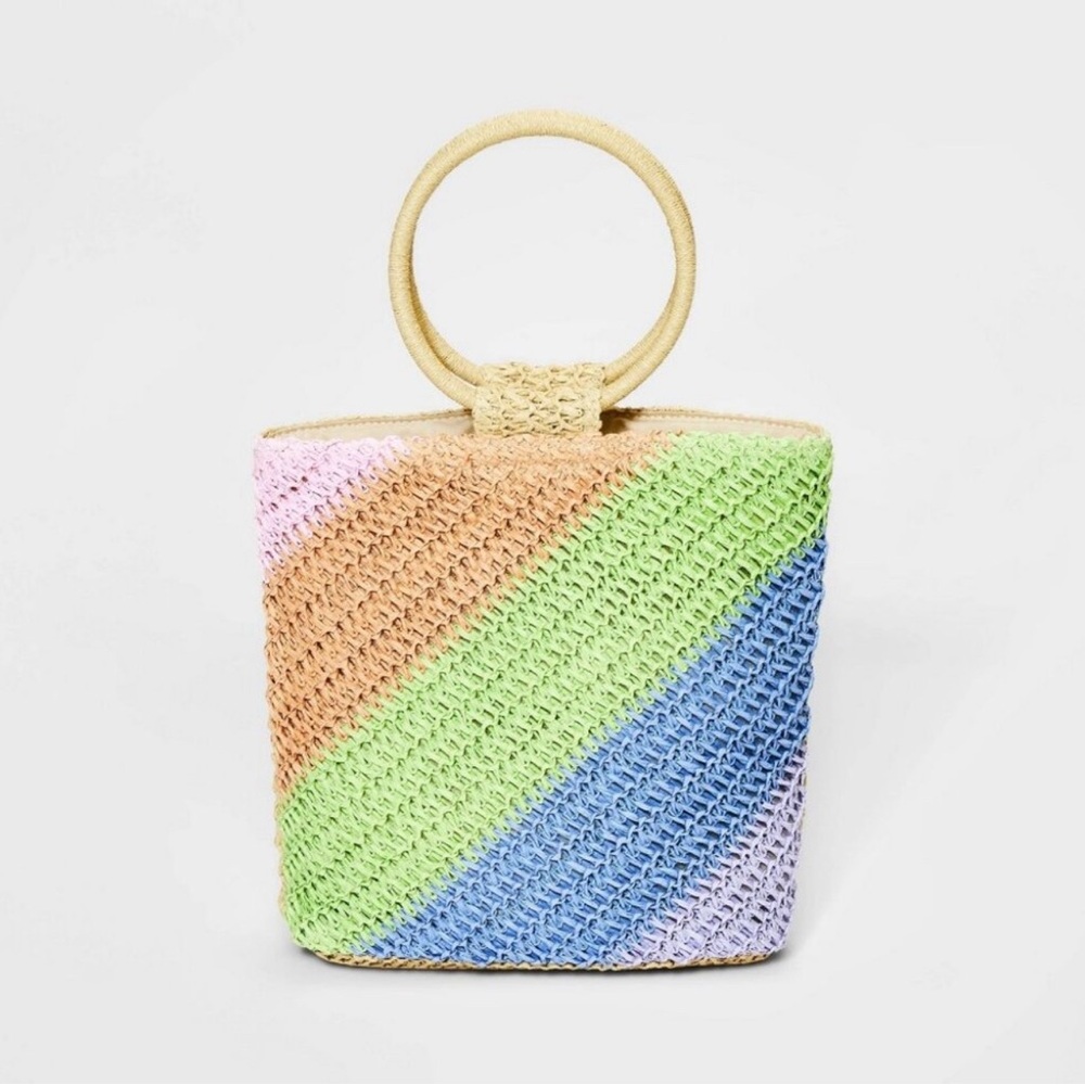 Art Class Straw Tote